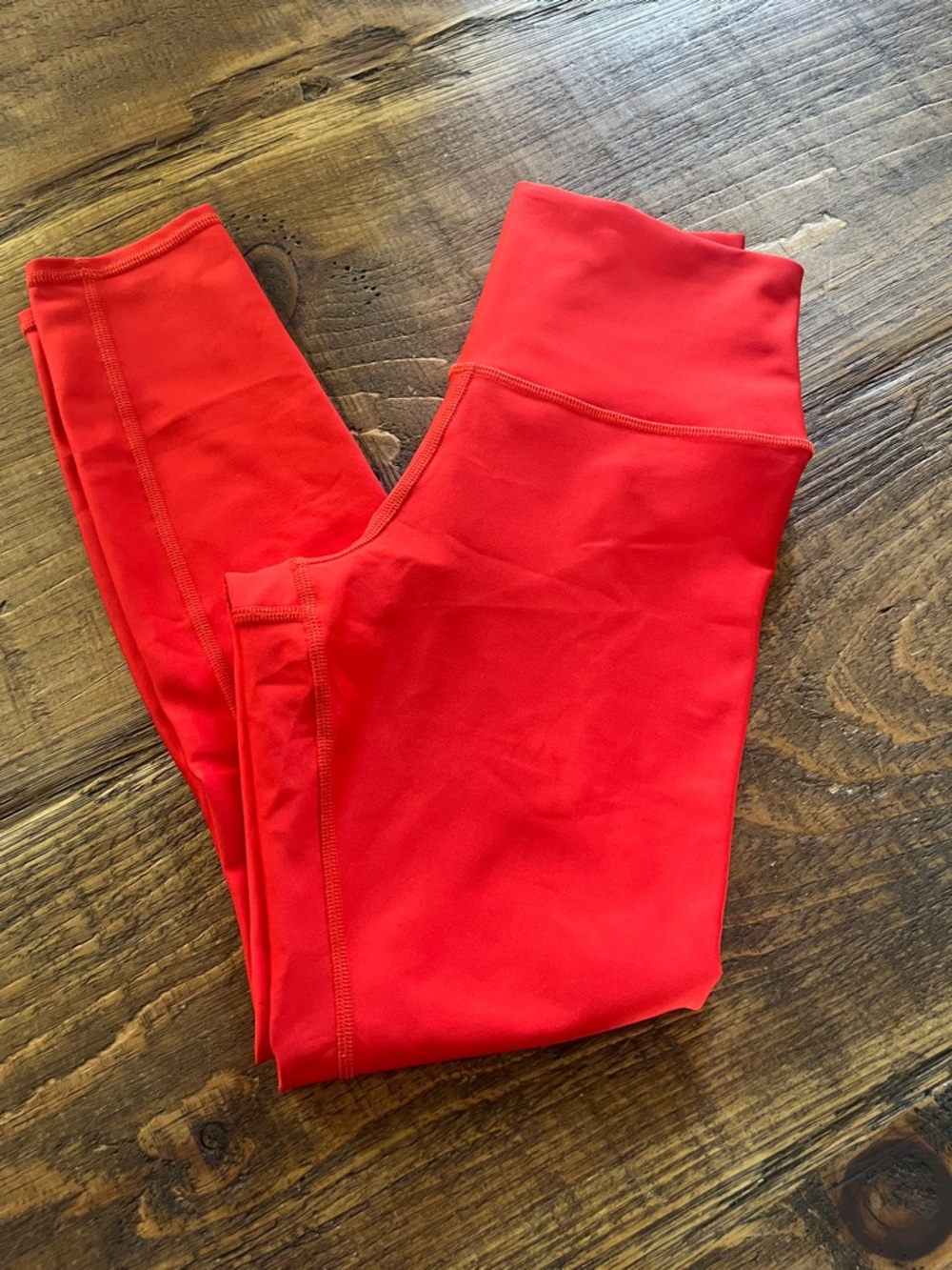 ALO Yoga Bright Red Performance Leggings
